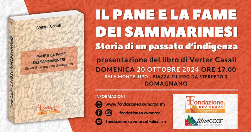 Presentazione del libro: Il pane e la fame dei Sammarinesi